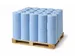 Poetspapier 360 Meter verlijmd blauw 3-laags Pallet 36 Rol