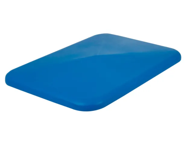 Deksel Voor Verrijdbare Rechthoekige Bak 340 Liter Blauw