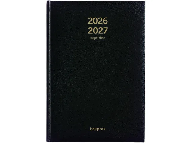 schoolagenda Bretime Lima, zwart, 2026-2027