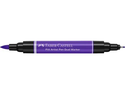 Tekenstift Faber-Castell Pitt Artist Pen duo marker 136 purperviolet