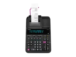 Rekenmachine met telrol Casio DR-200R zwart