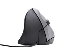 Ergonomische Verticale Muis Ergofy SRM VS4 links draad zilver/zwart