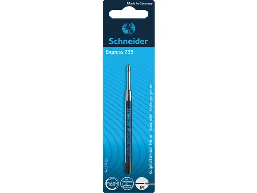 Balpenvulling Schneider Express 735 M op blister zwart