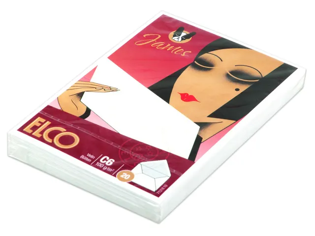 envelop James Velin C6 100 gram wit 20 stuks