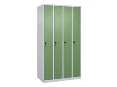 locker,HxBxD 1850x1000x500mm,4vak,vak B 250mm,draaigrendel