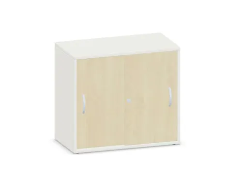 schuifdeurkast,HxBxD 720x800x430mm,decor romp wit,decor front esdoorn