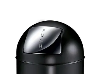 Afvalbak Pushcan 40 Liter Zwart - 2