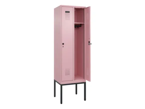 locker,HxBxD 2120x600x500mm,2vak,vak B 300mm,draaigrendel