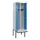 locker met bank,voor scheiding van kleding,HxBxD 2120x600x815mm,2vak