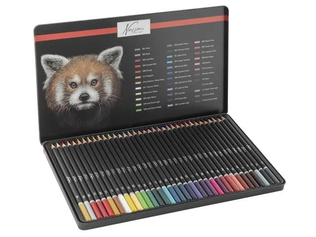 Nassau Fine Art Professionele Kleurpotloden blik 36-delig