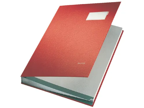 Vloeiboek Leitz 5700 rood 20 vakken