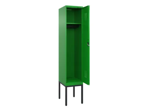 locker,HxBxD 2120x400x500mm,1vak,vak B 400mm,cil.-slot,voetonderstel