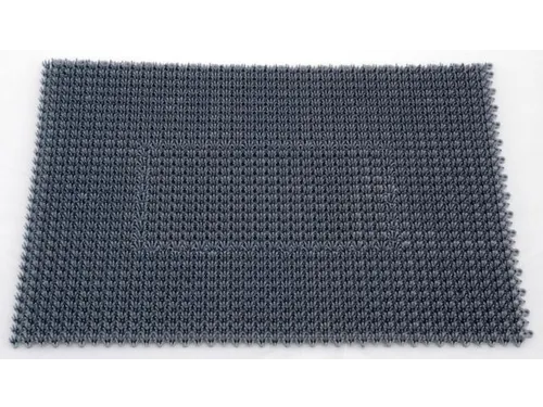 Schoonloopmat Grof Vuil Ldpe 57x86 Donkergrijs