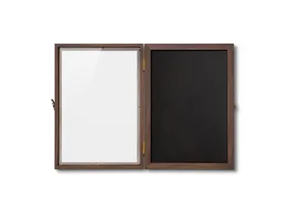 Houten Menuvitrine A3 - 5