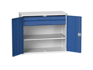 universele kast,HxBxD 1000x1300x550mm,1xStalen bodem,2lade(n) - 1