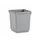 Vierkant Tapse Papierbak 21 Liter Grijs