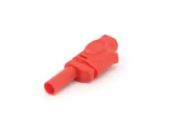IEC1010 Banaanplug 4mm Insteekbaar - Rood