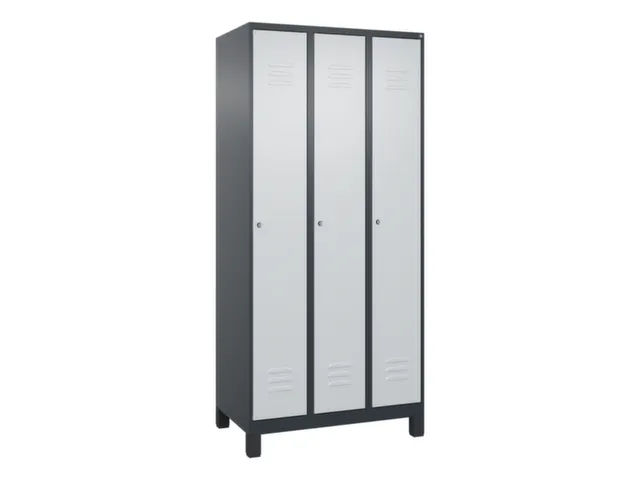 locker voor scheiding van kleding,HxBxD 1950x900x500mm,3vak
