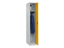 locker,HxBxD 1850x300x500mm,1vak,vak B 300mm,cil.-slot,staand op vloer