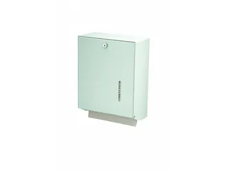 Handdoekdispenser Rvs Wit Groot C-vouw Z-vouw - 1