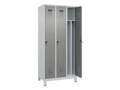locker voor scheiding van kleding,HxBxD 1950x900x500mm,3vak