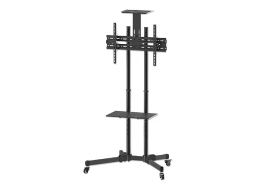 Trolley voor TV’s en monitoren, voor schermen 37 inch–65 inch, VES