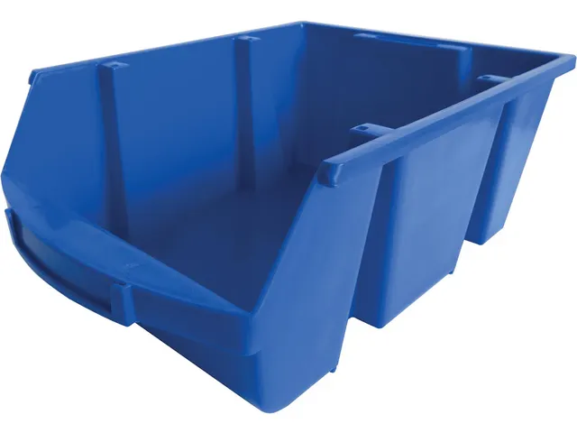 Magazijnbak 28 Liter Blauw PP 455x300x175mm