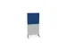scheidingswand,HxB 1545x800mm,MP-lichtgrijs,BN6016-blauw