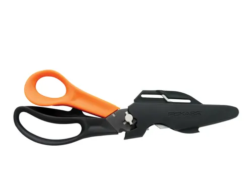 Schaar Fiskars Cuts+More Titanium multifunctioneel zwart