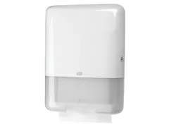 Tork 553000 H3 C-vouw en Z-vouw Handdoek Dispenser Elevation Wit