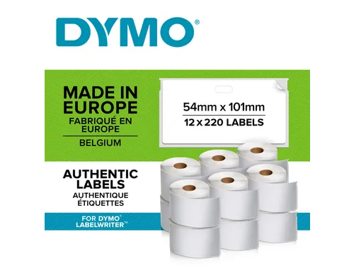 Etiket Dymo 11354 multifunctioneel 32x57mm 12 rollen á 1000 stu