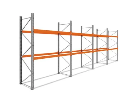 palletstelling,basis+3xaanbouw,HxBxD 3360x11300x1100mm,vakl. 3000kg