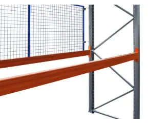 gaasachterwand,v. palletstelling,HxB 1500x1825mm,v. stelling B 1825mm - 1