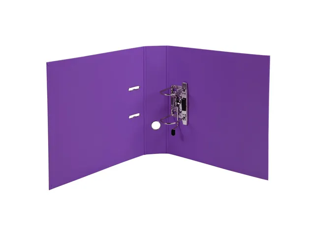 Classeur à levier PVC A4 dos de 70mm. - Violine