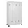 Z-garderobekast,HxBxD 1950x1200x500mm,vak B 150/300mm,draaigrendel
