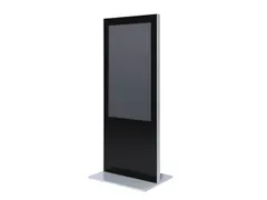 Behuizing Digitale Totem Slim Zwart/Zilver voor 65 inch scherm