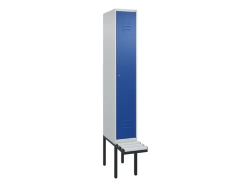 locker met bank,HxBxD 2120x300x815mm,1vak,vak B 300mm,cil.-slot
