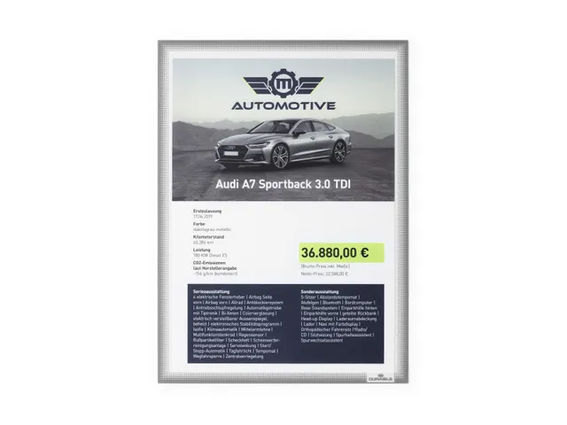 Infohoes A4 Met Statische Bevestiging