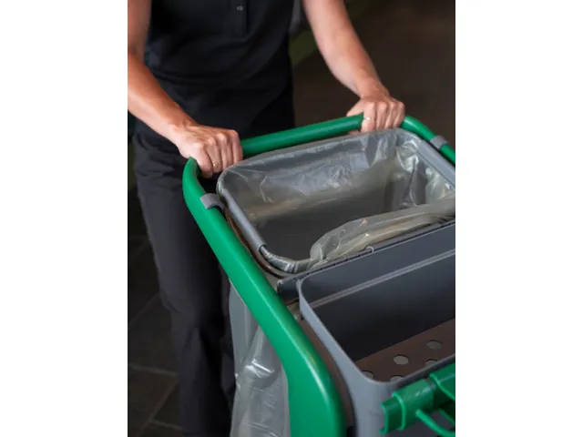 Support sac poubelle Vikan Hygiene pour station mobile HyGo Gris