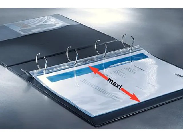 Presentatieringband Leitz Softclick 4 Rings A4 Maxi 40Mm D-Mech Wit