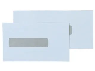 Envelop Quantore Bankgiro 109X224Mm Venster Links Wit Gegomd - 2