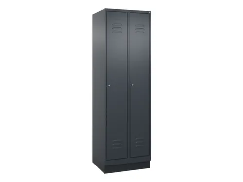 locker voor scheiding van kleding,HxBxD 1950x600x500mm,2vak