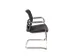 Chaise pour visiteurs Linea Omnia 05 noir/noir