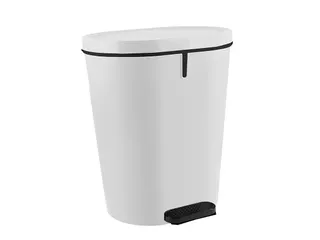 Pedaalemmer Zamora 25 Liter Wit Antraciet - 1