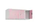 opzetkast,v. locker,4vak.,vak B 300mm,HxBxD 500x1200x500mm