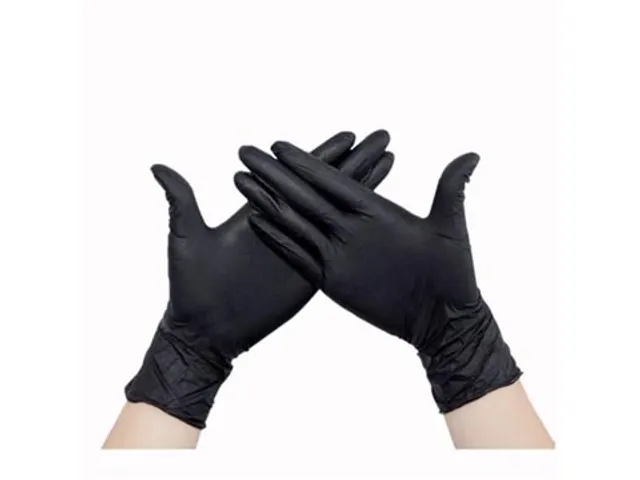 Gant nitrile non poudré Taille XL noir 100 pièces