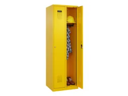 locker,HxBxD 1850x600x500mm,2vak,vak B 300mm,cil.-slot,staand op vloer