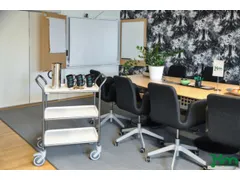 serveerwagen,draagverm. 150kg,3etage(s),laadvl. LxB 600x450mm,wit