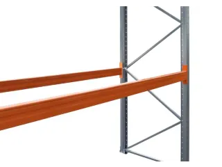 lengteligger (enkel),v. palletstelling,HxBxD 110x2700x50mm,ingehangen - 1