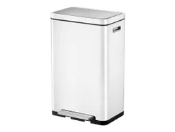 X-Cube pedaalemmer 30 Liter Wit Mat RVS